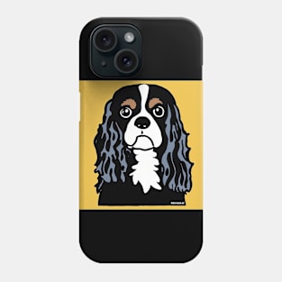 Tri Colour King Charles Spaniel Phone Case