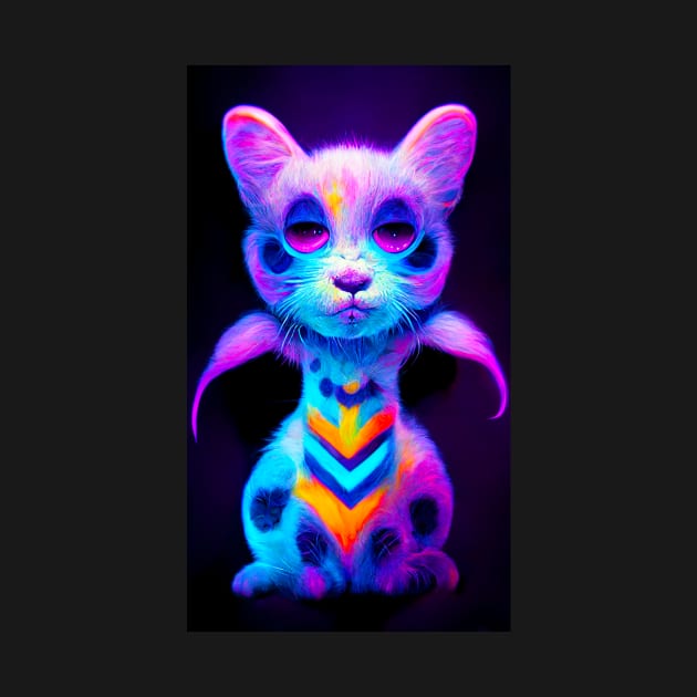 Psychedelic Kitten by RichieDuprey