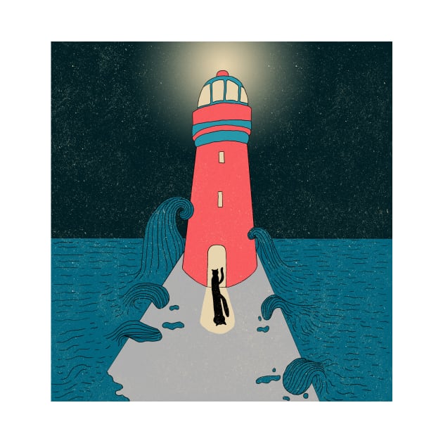 The Cat in the Lighthouse by Rubbish Cartoon