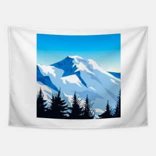 Everest illustration Tapestry