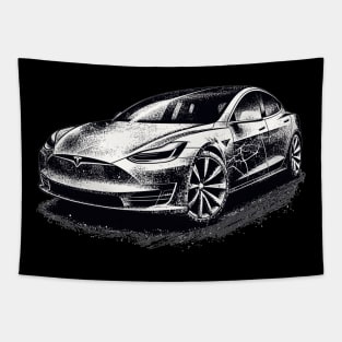 Tesla Model S Tapestry