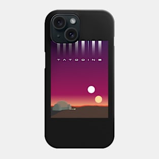 Landscape of the planet Tatooine Phone Case