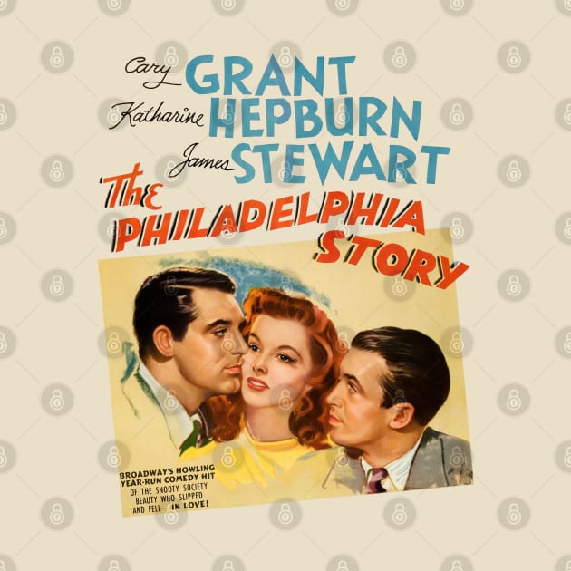 The Philadelphia Story Movie Poster by MovieFunTime