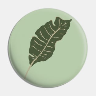 Palm leaf sticker Pin