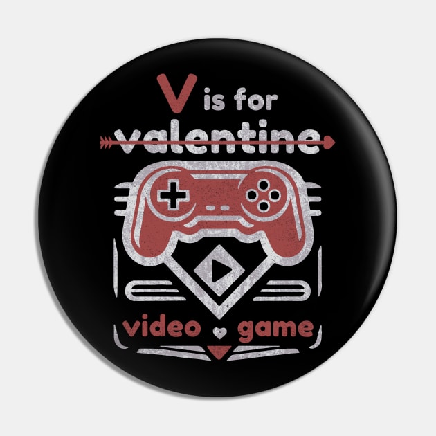 V Is For Video Game Pin by Etopix