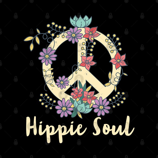 Daisy Peace Sign Hippie SoulFlowerLovers by ssflower