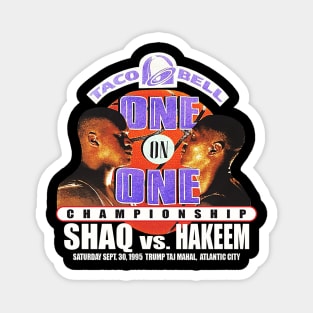 Shaq vs. Hakeem - One on One Magnet