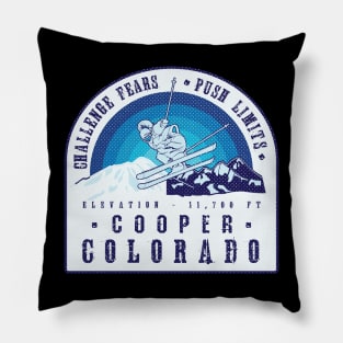 Ski Cooper Colorado Pillow