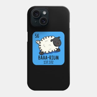 Baaarium Cute Sheep Chemistry Pun Phone Case