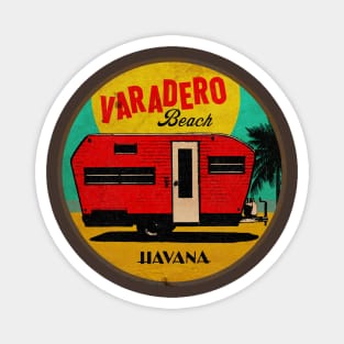 Vintage Varadero Beach Cuba Magnet