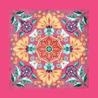 Garden Mandala - rose T-Shirt