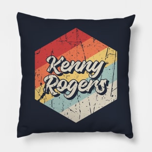 Kenny Rogers retro Pillow