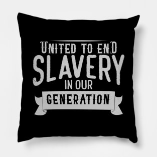 'United For Freedom' Human Trafficking Shirt Pillow