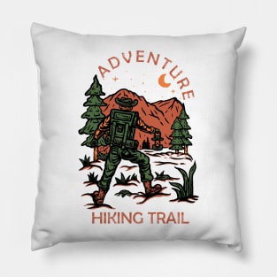 Adventure Hiking Trail Pillow