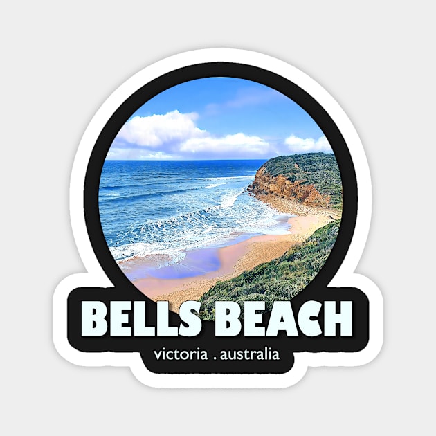 Bells Beach, Victoria Magnet by ajdesignsau