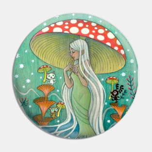 Amabie Mermaid Pin