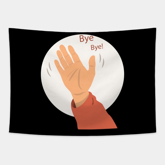 Bye Bye Tapestry by Mako Design 