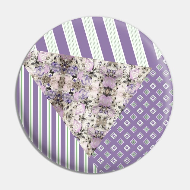 JMo Style - Purple Spring Pin by EnchantedSwans