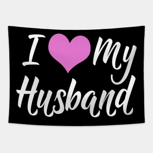I Love My Husband Tapestry