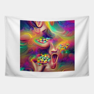 Psychedelic Ecstasy Tapestry