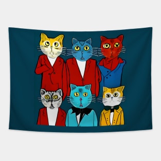 Reservoir Cats Movie Poster Artwork Tapestry