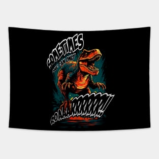 Unleash the inner Roar: Dinosaurs Rules Tapestry