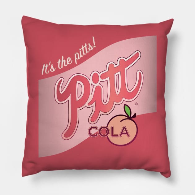 Pitt Cola - can style (vers.2) Pillow by MunkeeWear