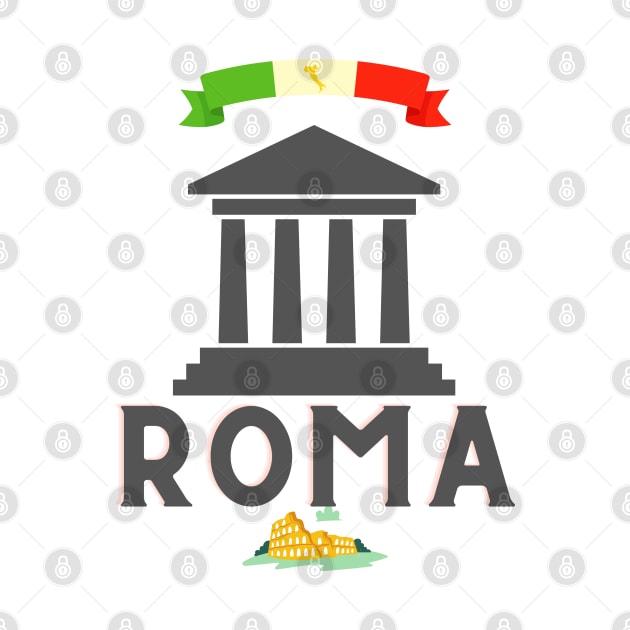 In this work you can see the Roman Forum, the main square of ancient Rome and the most popular place. And there is also Coloseo, which is also one of the favorite sites of the ancient Romans. by Atom139