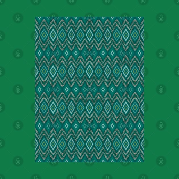 Green Aztec Pattern by Suneldesigns