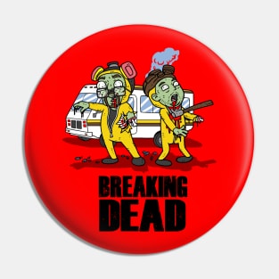 Funny Zombies Cartoon Gift For Zombie Lovers Pin