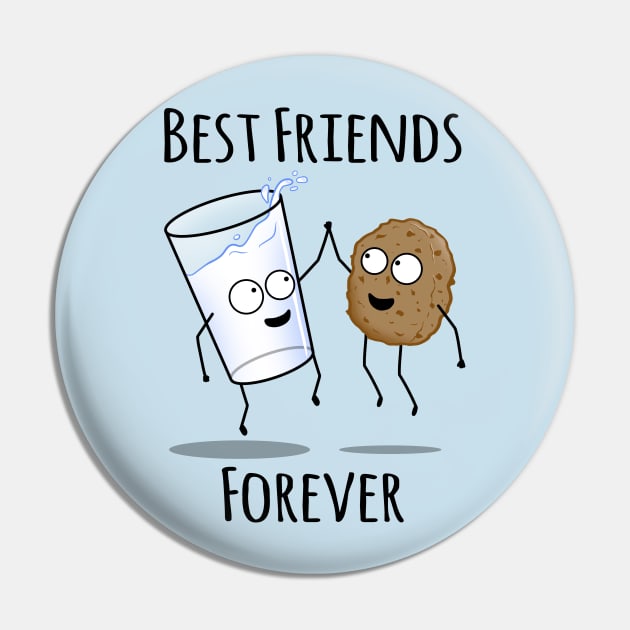 Milk and Cookie BFF Pin by jozvoz