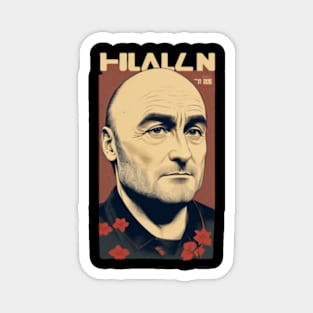 phil collins // vektor art design v10 Magnet