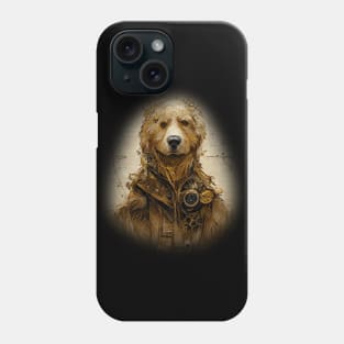 Golden Retriever Surreal Steampunk Artwork, Dog Lover Phone Case