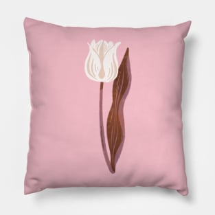 White Tulip Pillow