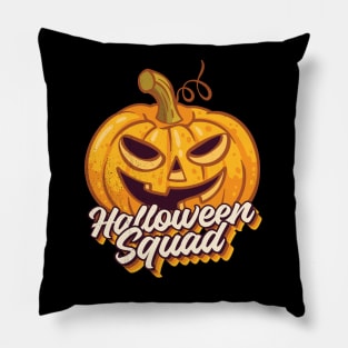 Pumpkin Halloween Squad Pillow