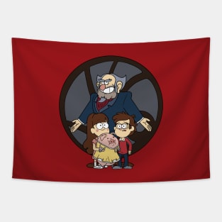 A Gravity of Unfortunate Falls Tapestry