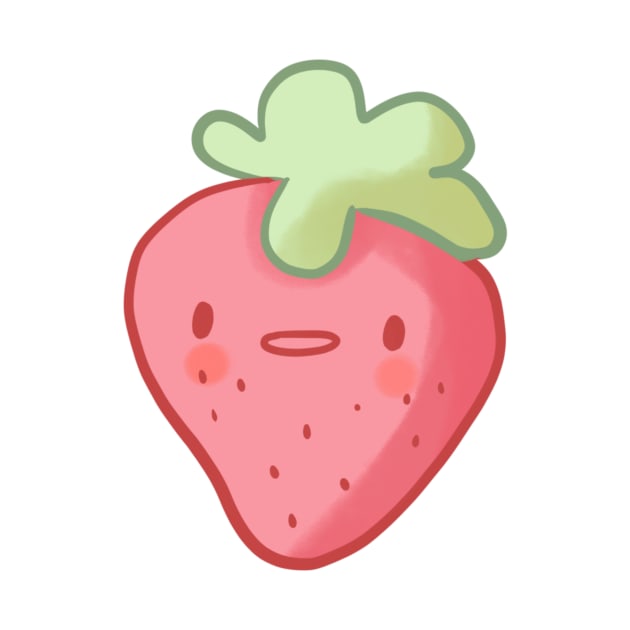 Strawberry illustration by Mayarart