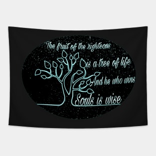 Christian Bible Verses The Tree Of Life Tapestry