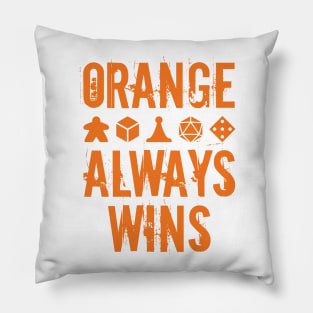 Orange Always WIns Pillow