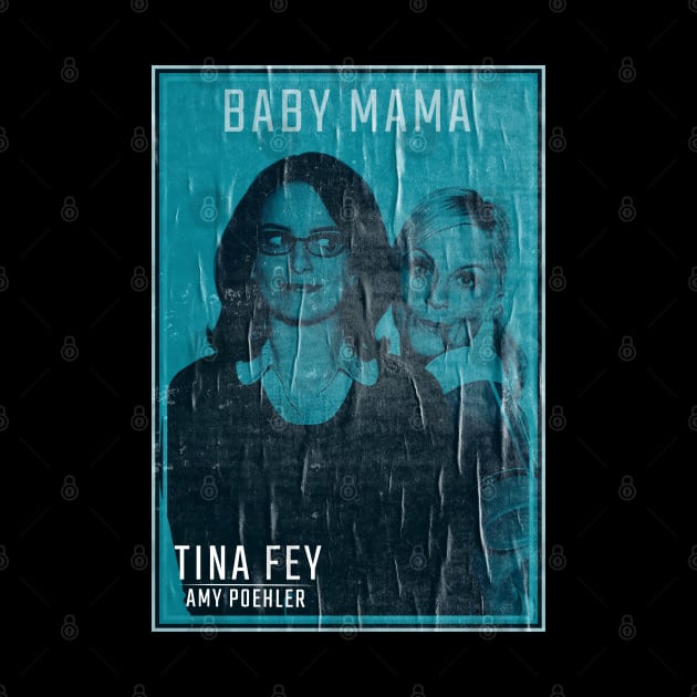 BABY MAMA // Vintage Faded Fan Art by Nandin Putri