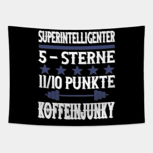 Kaffeejunkie Kaffee Koffein Geschenk Tapestry