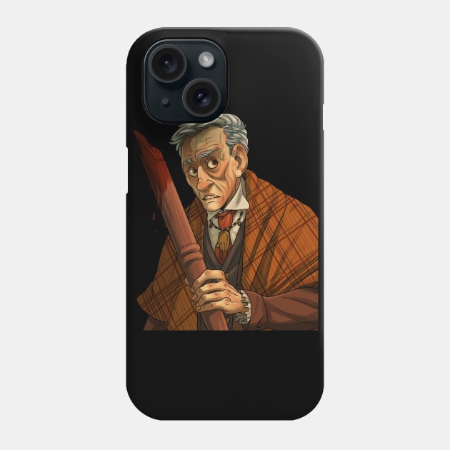 Peter Vincent-- Vampire Killer Phone Case by groovybastard