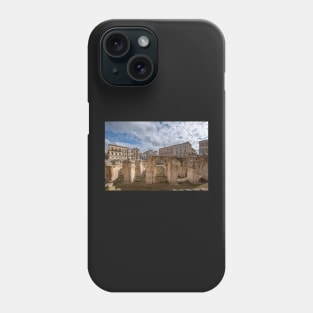 Roman amphitheater in Lecce, Italy Phone Case