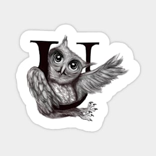 U Owl Magnet