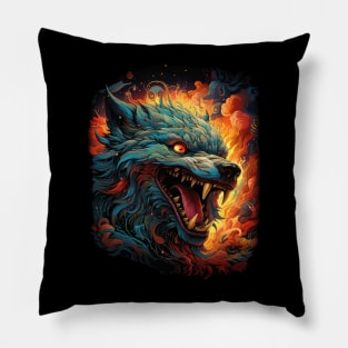 Crazed Werewolf Pillow