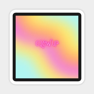 Pink Pastel Glow Up Magnet