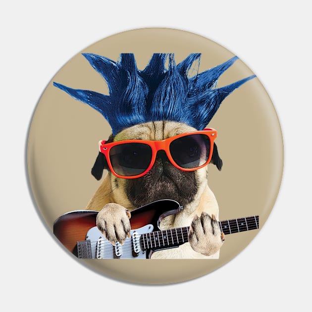 Pug Rock You Pin by Porama95