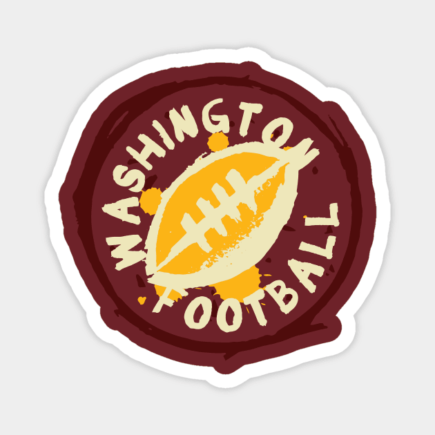 Washington Football 02 Magnet by Very Simple Graph