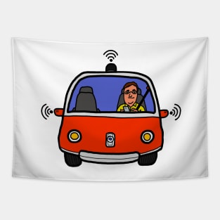 Self Driving Car Tapestry