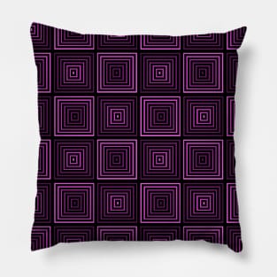 Purple Boxes Pillow